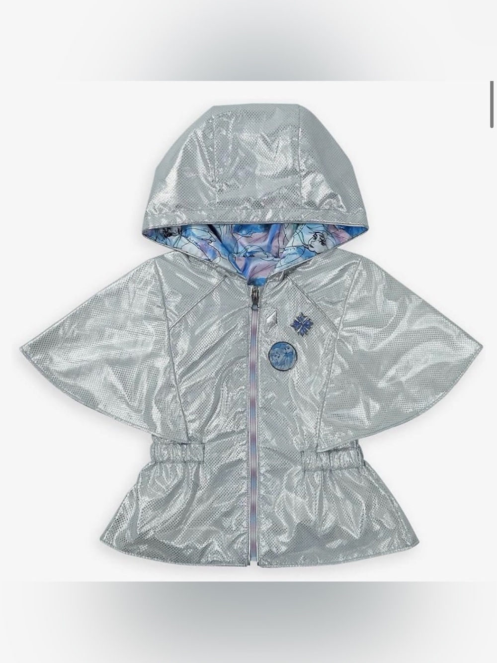 NWT Disney Store Frozen Hooded Jacket Size 5/6 Elsa Ana Coat